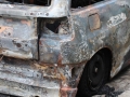 Lubin Sztukowskiego, spalony samochód (16)