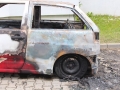 Lubin Sztukowskiego, spalony samochód (18)