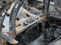 Lubin Sztukowskiego, spalony samochód (8)