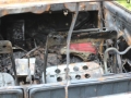 Lubin Sztukowskiego, spalony samochód (9)
