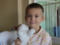 szpital RCZ w Lubinie - Mikołajki od wolontariuszy KGHM (16)