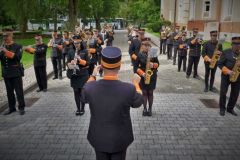przywitania_zarzadu_kghm_przez_orkiestre_hmg_i_mazoretki_1_