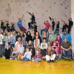 Niepełnosprawni na ścianie