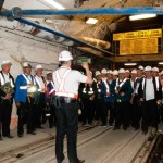 Chór ZG Lubin pod ziemią