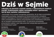 Zaapelowali do posłów