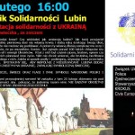 Solidarność z Ukrainą w Lubinie