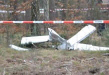 Samolot rozbity pod Lubinem