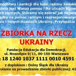 Dziękują i proszą o wsparcie dla Ukrainy