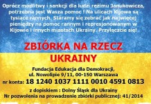 Dziękują i proszą o wsparcie dla Ukrainy