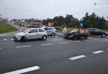 Lubin. Zderzenie pod Castoramą