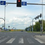 Światła koło BP po nowemu