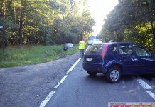 Audi staranowało forda