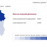 Frekwencja w powiecie na godz. 17