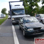 Kolizja koło Toyoty na K3