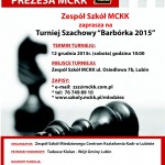 Szachowy turniej w MCKK