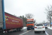 Stłuczka pod Toyotą