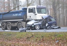 Tragiczna śmierć pod ciężarówką