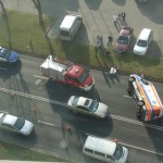 Przewróciła się karetka na sygnale