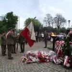 Złożyli kwiaty pod pomnikiem Piłsudskiego