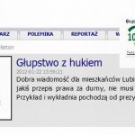 Głupstwo z hukiem (Takie rzeczy tylko w Lubinie cd)