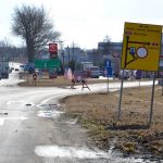 Uszkodzony most na Zimnicy