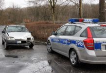 Najechała na radiowóz