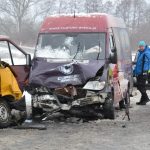 Wypadek busa, są ranni