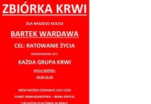 Każda kropla krwi na wagę życia młodego lubinianina.