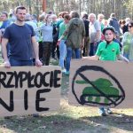 Protest lubinian przeciw modernizacji strzelnicy – FOTO