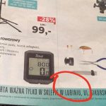 Przeprosiny za formę “w Lubiniu” z gazetki reklamowej