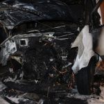 Samochód w ogniu na Przylesiu- FOTO