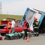 Na S3 karambol – 100 osób ratujących – FOTO