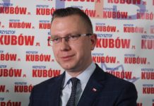 Poseł Krzysztof Kubów ze stanowiskiem w ministerstwie energii