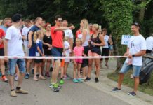 Najpierw trening w Koźlicach potem bieg. Wszystko dla Adama