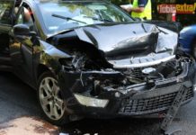 Kolizja w lesie przed Niemstowem – Foto