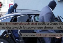 CBA i zatrzymania w sprawie złomu