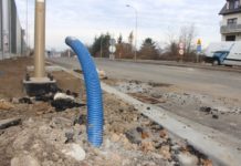 Zima wstrzymuje prace zakończenie prac przy osi drogowej Lubina