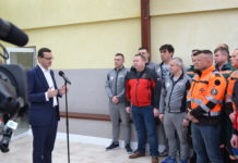 Przyjechał podziękować i spotkać się z rodzinami poszkodowanych