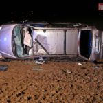 Wylądował autem na polu – FOTO