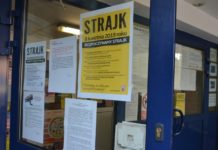 Strajk nauczycieli w Lubinie