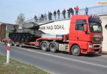 Czołg wrócił do Ścinawy