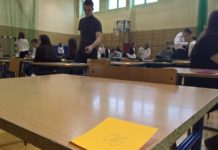 Lubińscy gimnazjaliści piszą egazmin