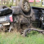 Lincoln wylądował na dachu