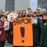 Spotkanie strajkujących nauczycieli – FOTO