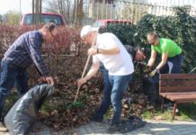 Wolontariusze KGHM wspierają hospicjum, czyli wiosenne porządki czas start – FOTO