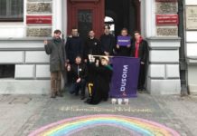 Wyrażą solidarność z LGBT malując tęczę w runku