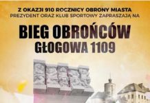 Bieg obrońców Głogowa 1109 ulicami miasta
