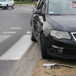 Kolizja na rondzie – FOTO