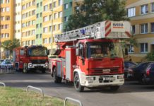 Więcej strachu niż nieszczęścia, czyli pożar przy Sokolej – FOTO