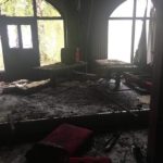 Policja szuka podpalacza. W lokalu zgliszcza